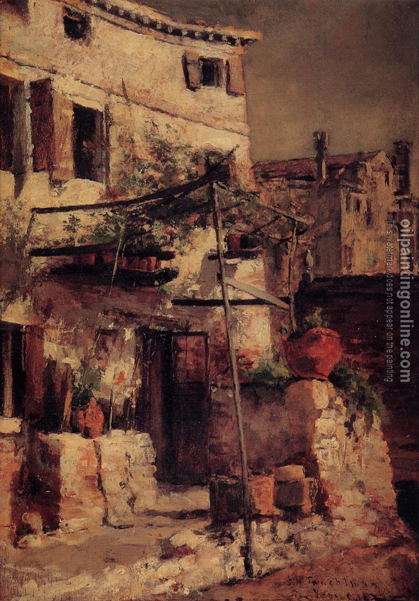 John Henry Twachtman - A Venetian Scene